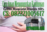 Cara Menggugurkan Kehamilan Menggunakan Cytotec Misoprostol
